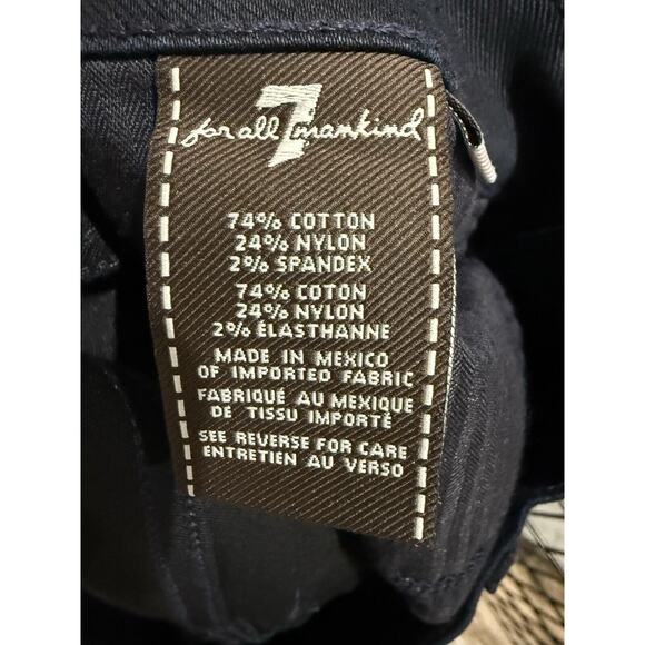 7 For All Mankind GWENEVERE SKINNY Jeans Sz 27 L28 - Picture 5 of 6